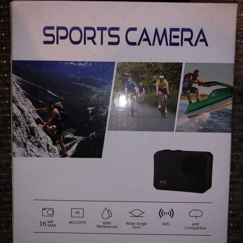 Brand New Sports Camera With Accessories